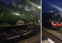 The 60103 Flying Scotsman was seen going through Kings Langley station on June 5 at around 9.55pm.