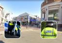 Police were spotted in and near Watford town centre over the weekend.