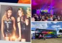 The Honeyz (left) will headline Herts Pride 2023. Right: Pictures from last year.