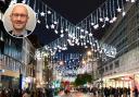 Brett Ellis has expectations of those who switch on Christmas lights. Main image: PA
