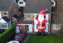 'When the neighbours install the giant Father Christmas in the garden...' Image: Alistair Allen