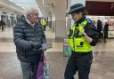 Police officers deliver winter support packages to elderly across Hertfordshire