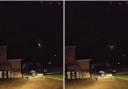 The lucky moment a dashcam captured the meteor shower.