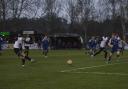 Louie Collier fires home Kings Langley's consolation