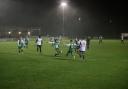 Action from the reverse fixture between Kings Langley and Biggleswade last month