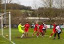 Isaac Pedro, pictured scoring against AFC Dunstable on Saturday, turned provider on Tuesday night