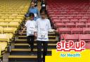 Participants are invited to run, walk, or climb their way up and down the stands of the 20,000 plus seater stadium