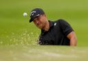 Xander Schauffele hits from the bunker on the sixth hole during the second round of the US PGA Championship (Sue Ogrocki/AP)