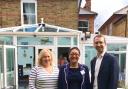 Cllr Maggie Parker, Reeta Ram, director of Dementia Partners, and cllr Peter Taylor