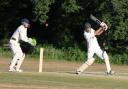 Striking out: Watford Town A (batting) in their victory over Northchurch on Wednesday. Pictures: Len Kerswill