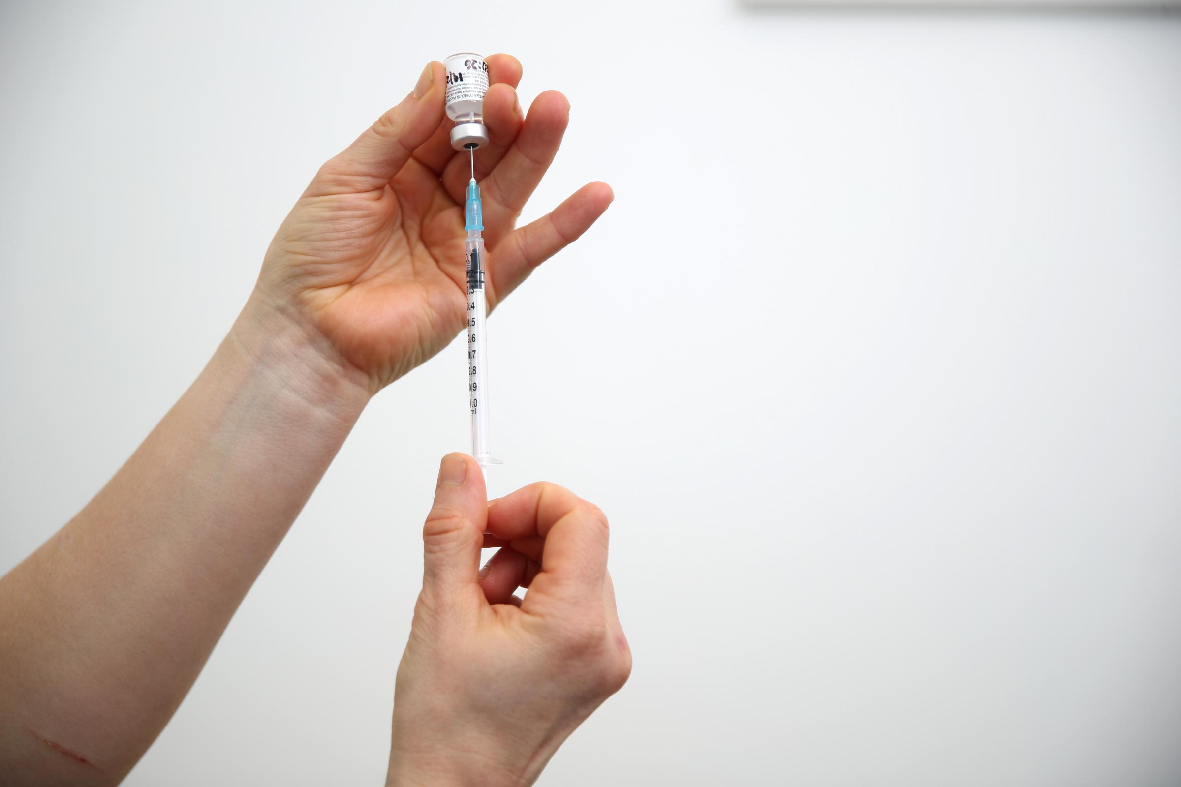 A vial of the Pfizer-BioNTech coronavirus vaccine (Photo: PA)