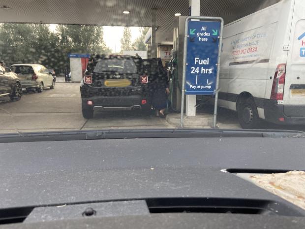 Watford Observer: A driver was seen discretely filling cans up with petrol at Tesco Extra in Watford