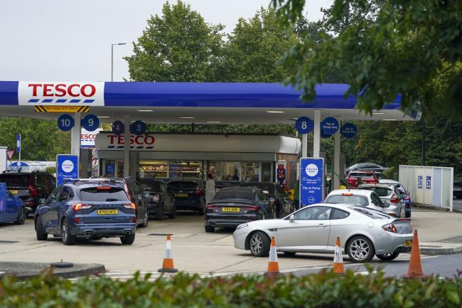 Panic-buying of petrol has ensued across the UK over the weekend (Steve Parsons/PA)
