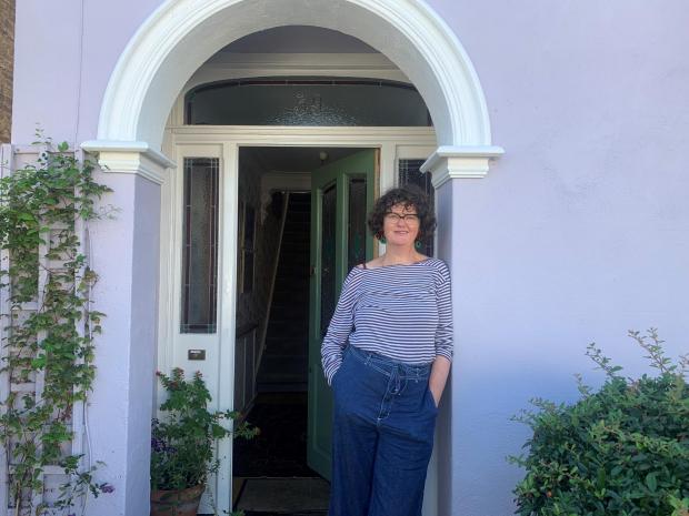 Watford Observer: Kate Codrington outside her house