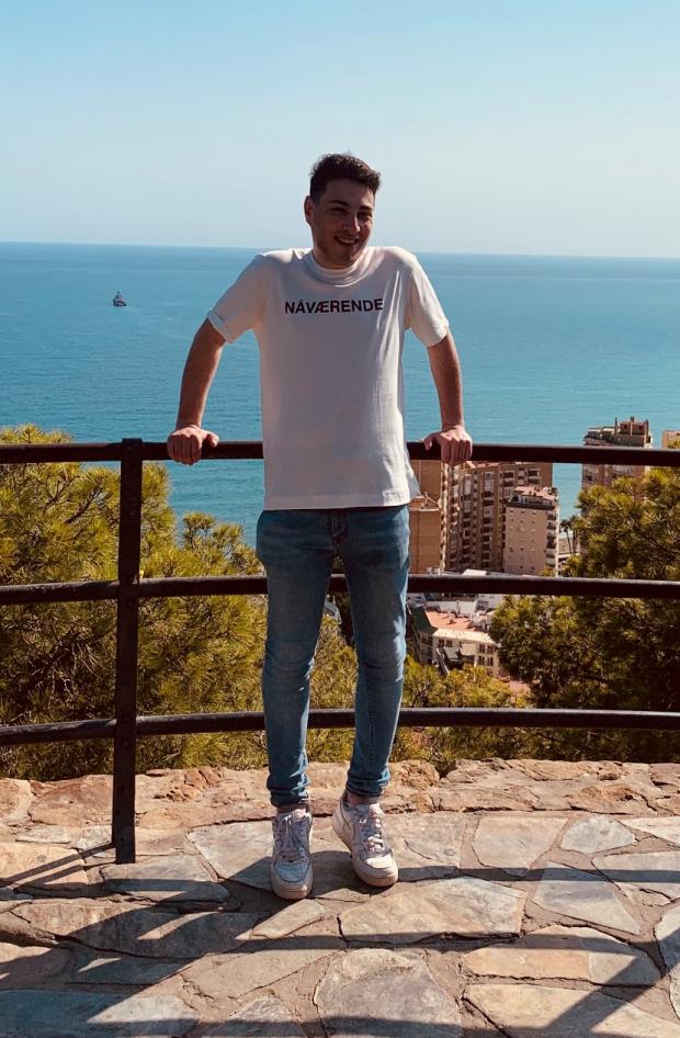Watford Observer: Me on a viewing point looking out onto the sea off the shores of Malaga