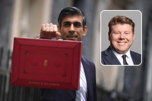 Watford MP Dean Russell says Chancellor Rishi Sunak's budget will benefit people in Watford. Photos: PA/Dean Russell