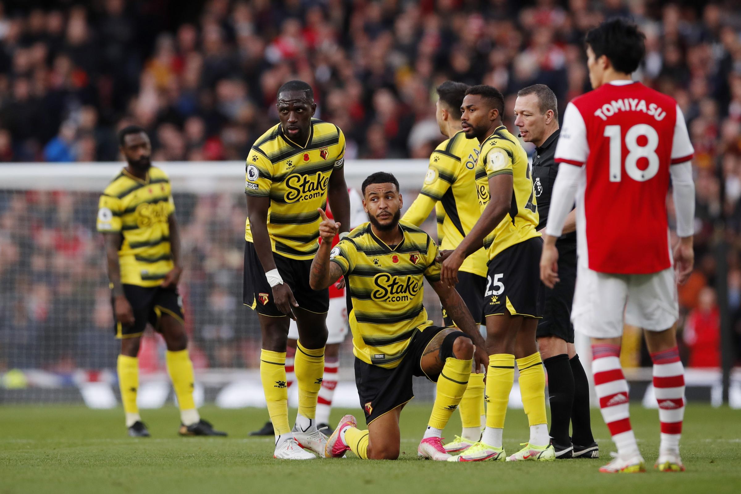 Watford players rated after defeat at Arsenal