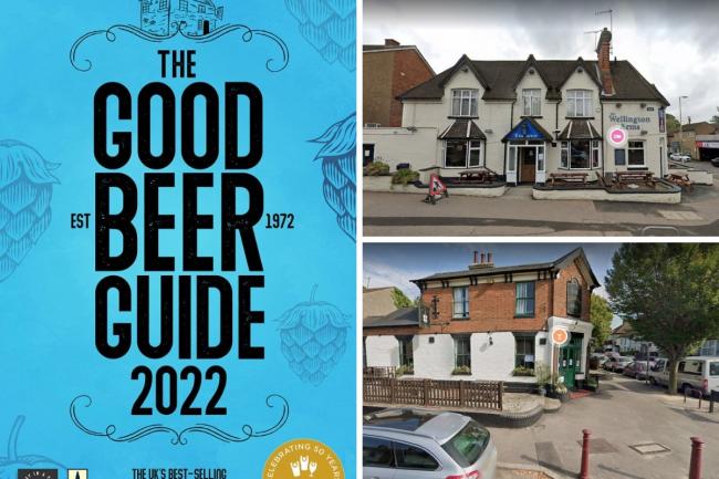 The Wellington Arms and Villiers Arms are among the pubs from our area included in the Guide