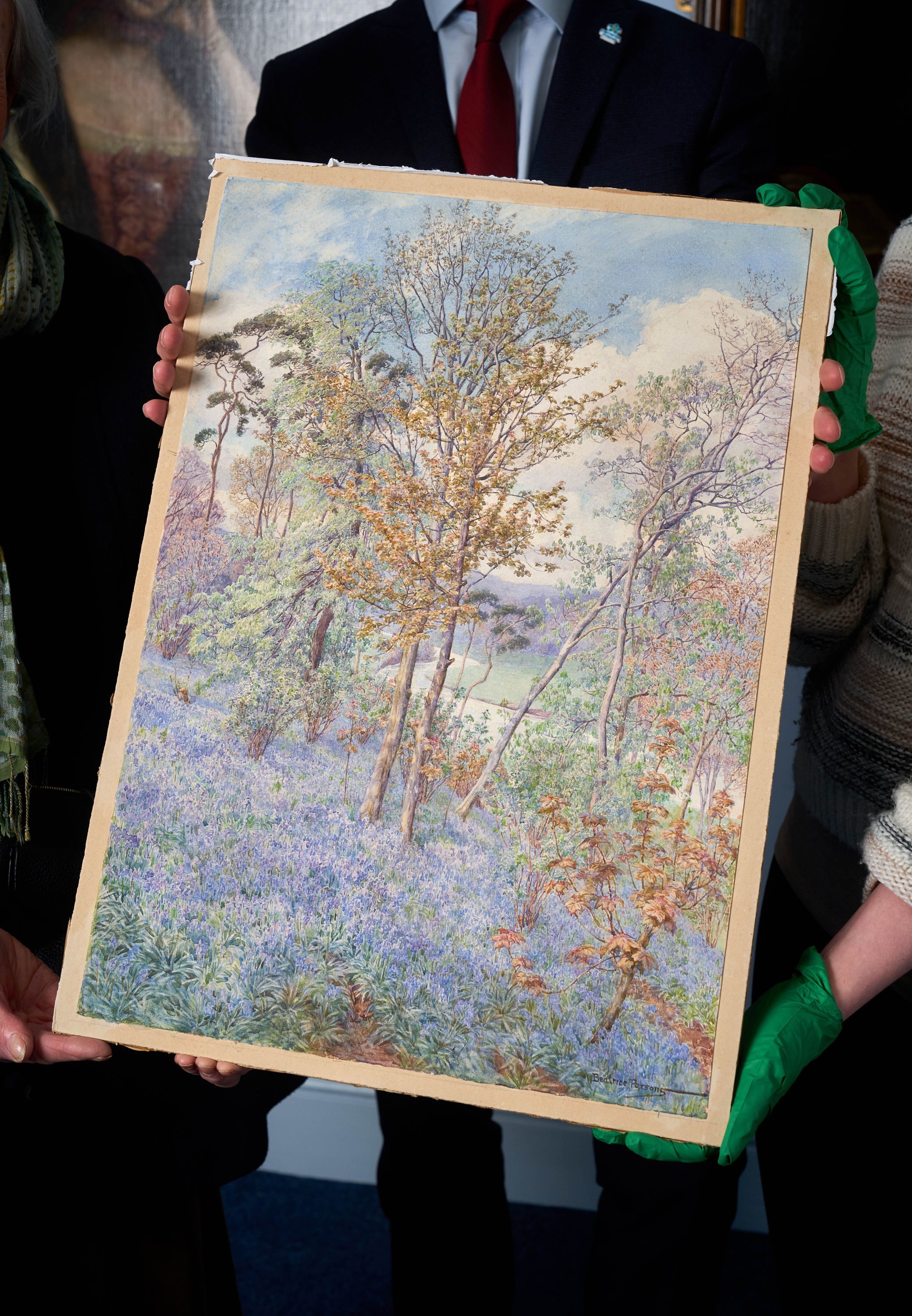 The Bluebell Wood, Oxhey, by Beatrice Parsons