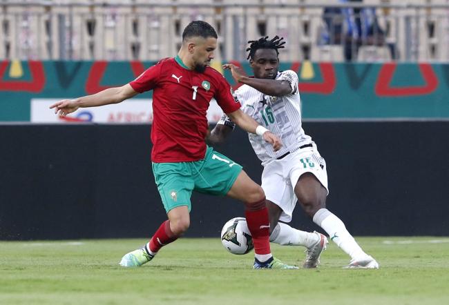 Imran Louza in action for Morocco at AFCON 2021. Picture: Action Images