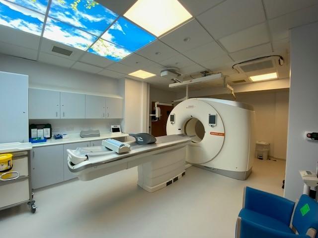 The new CT scanner at Spire Bushey