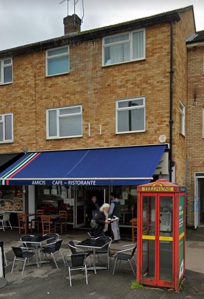 Watford Observer: Amici's Cafe Ristorante.  Image: Google Street View.