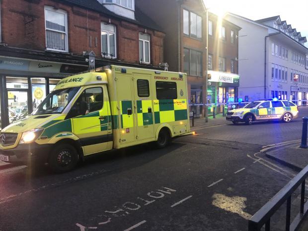 Watford Observer: Emergency services in Queens Road in Watford on February 7 2020. Credit: JamPond Photography