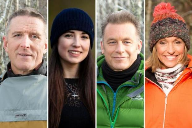 Watford Observer: Pictured, the presenter line-up for Winterwatch 2022. Photos: BBC.