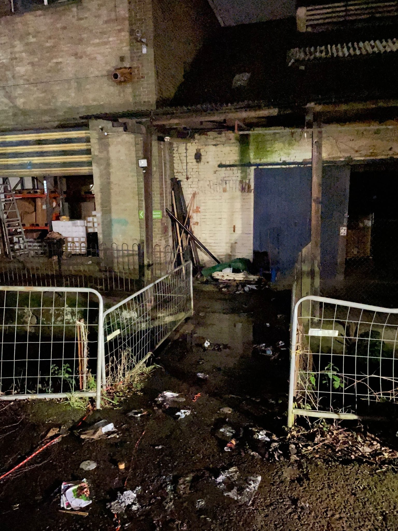 Pictures show the extent of the damage Credit: Harpenden Fire Station