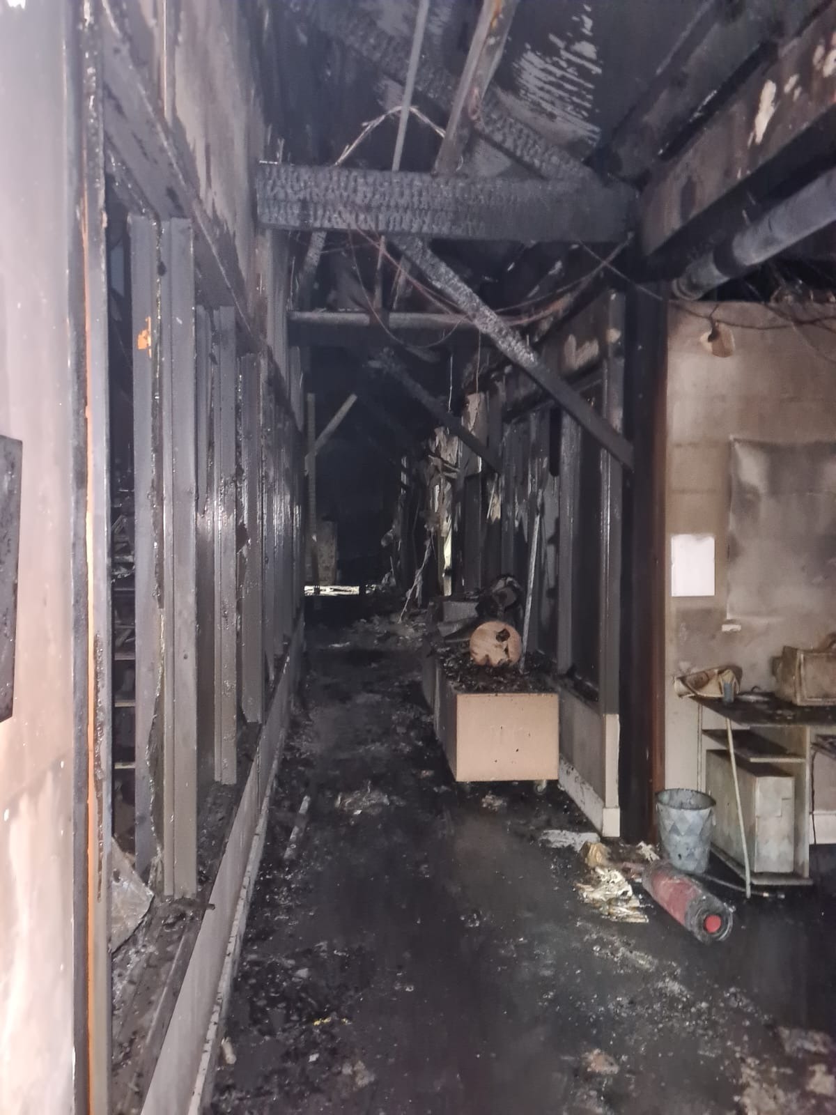 Pictures show the extent of the damage Credit: Harpenden Fire Station