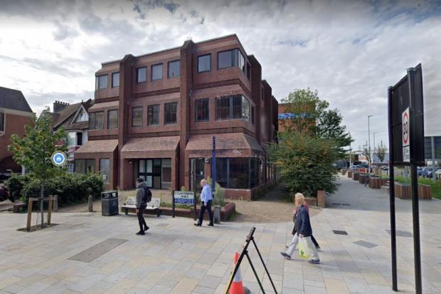 Watford Observer: The former RBS building which would be demolished.  Credit: Google Maps