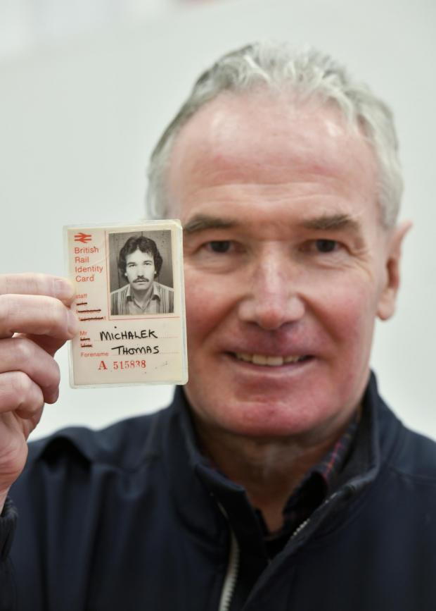Watford Observer: Tommy pictured holding a British ID Rail card issued earlier in his career. Credit: Avanti/PA