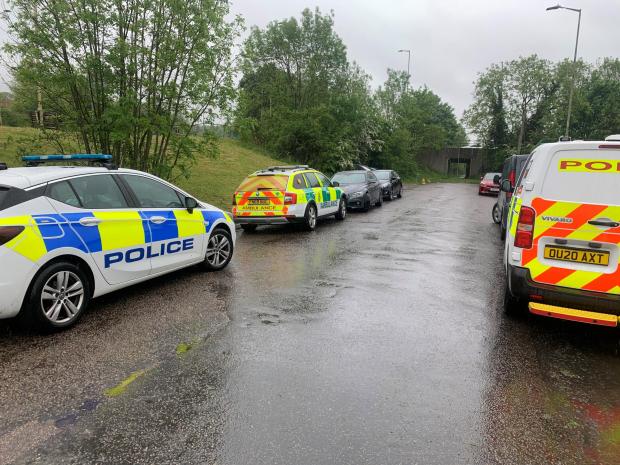 Watford Observer: Emergency services were at Hunton Bridge