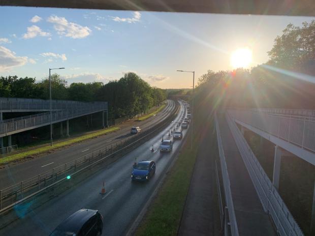 Watford Observer: One lane closed on the A41 from Stanmore to Apex Corner