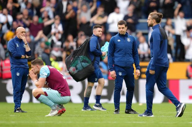 Burnley were relegated from the Premier League with defeat to Newcastle
