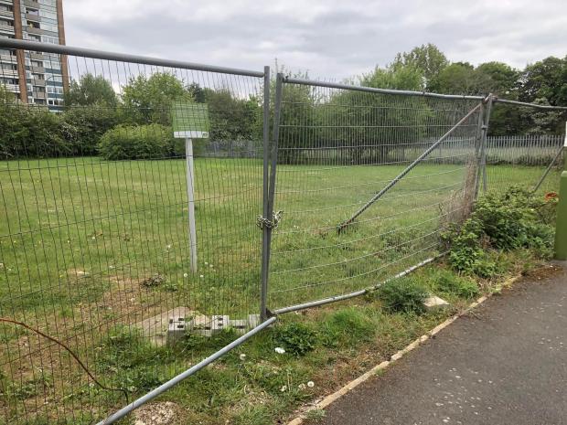 Watford Observer: The land where permission has been granted to build the homes