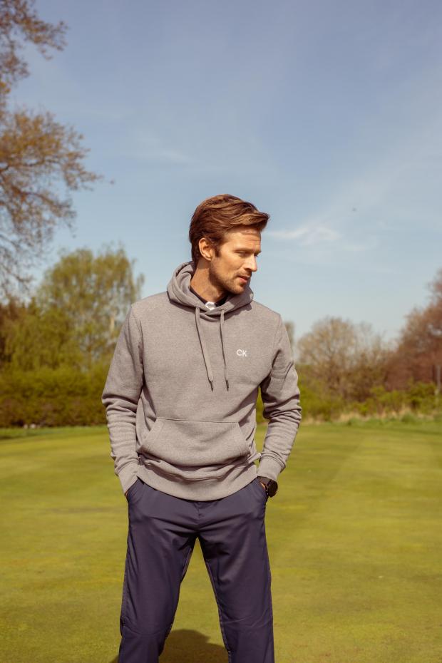 Watford Observer: Calvin Klein Columbia Tech Hoodie Midlayer. Credit: American Golf