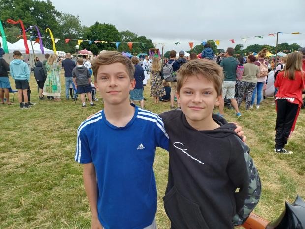 Watford Observer: Left to right: Brothers Alfie and Jack Blake