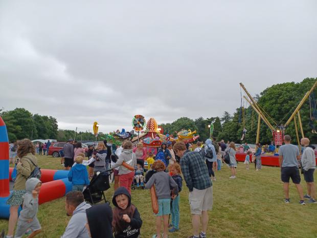 Watford Observer: The event had fun fair rides for children. Picture: Kimberley Hackett