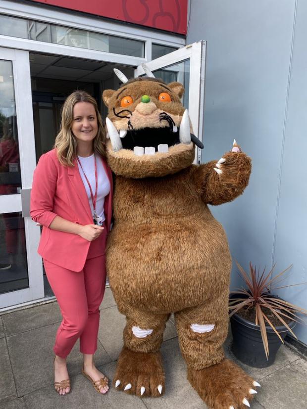 Watford Observer: Gruffalo went to visit the Cherry Tree Primary School. Picture: Cherry Tree Primary School