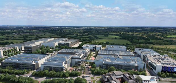 Watford Observer: CGI showing what an expanded Sky Studios Elstree complex could look like. Credit: Sky