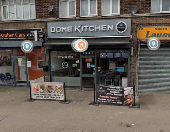 Watford Observer: Dome Kitchen in St Albans Road where the fire occurred. Credit: Google Street View