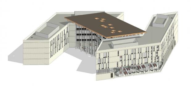 Watford Observer: this cgi was released showing what the new building could look like