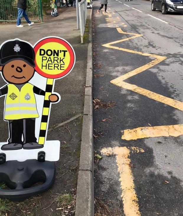 Watford Observer: This is a tool Hertfordshire Constabulary has been using in the county to deter people from parking illegally near schools
