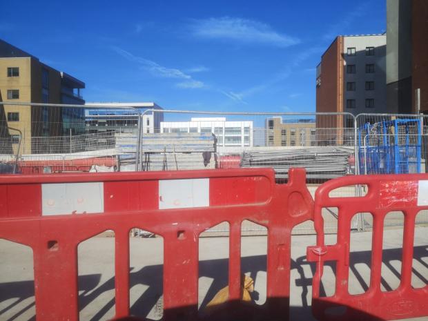 Watford Observer: The construction site