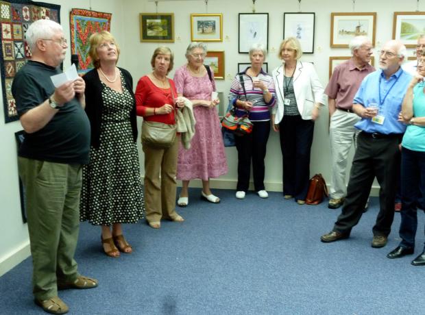 Watford Observer: The U3A art exhibition. Picture: Adam Smith