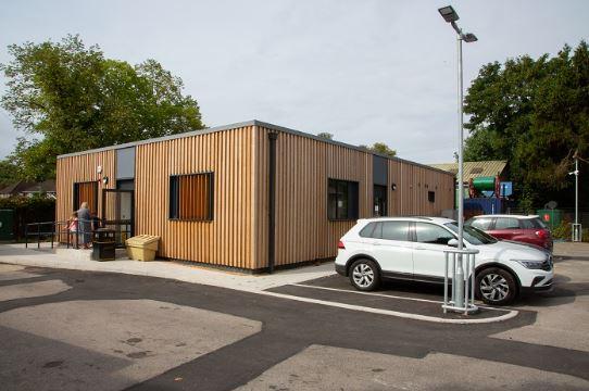 Watford Observer: The new waste services office building. Credit: Three Rivers District Council