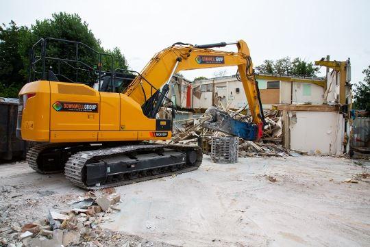 Watford Observer: The old facility being demolished. Credit: Three Rivers District Council