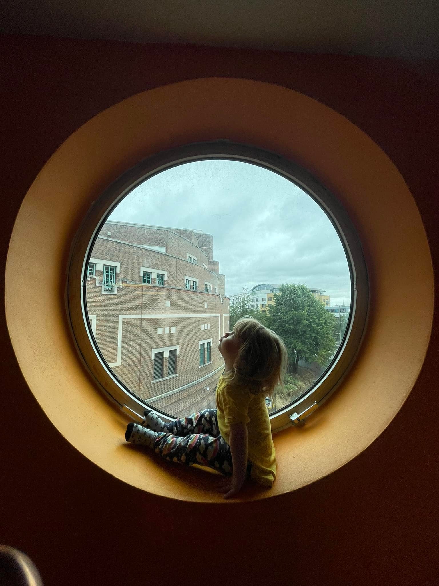 Demelza Slaney: Was inspired the other day with this window and my son obliged!