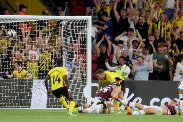 Tom Cleverley scored Watford's winner against Burnley on Friday night. Picture: Action Images